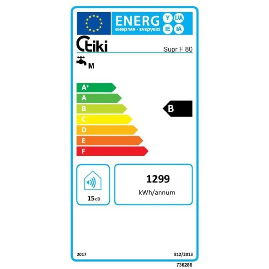 ELEKTRIČNI GRELNIK VODE TIKI SUPR F 80 - slika 2