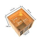 FINSKA SAVNA ASKJA 3+9KW GRELEC ZR PREDNJI VHOD - slika 7