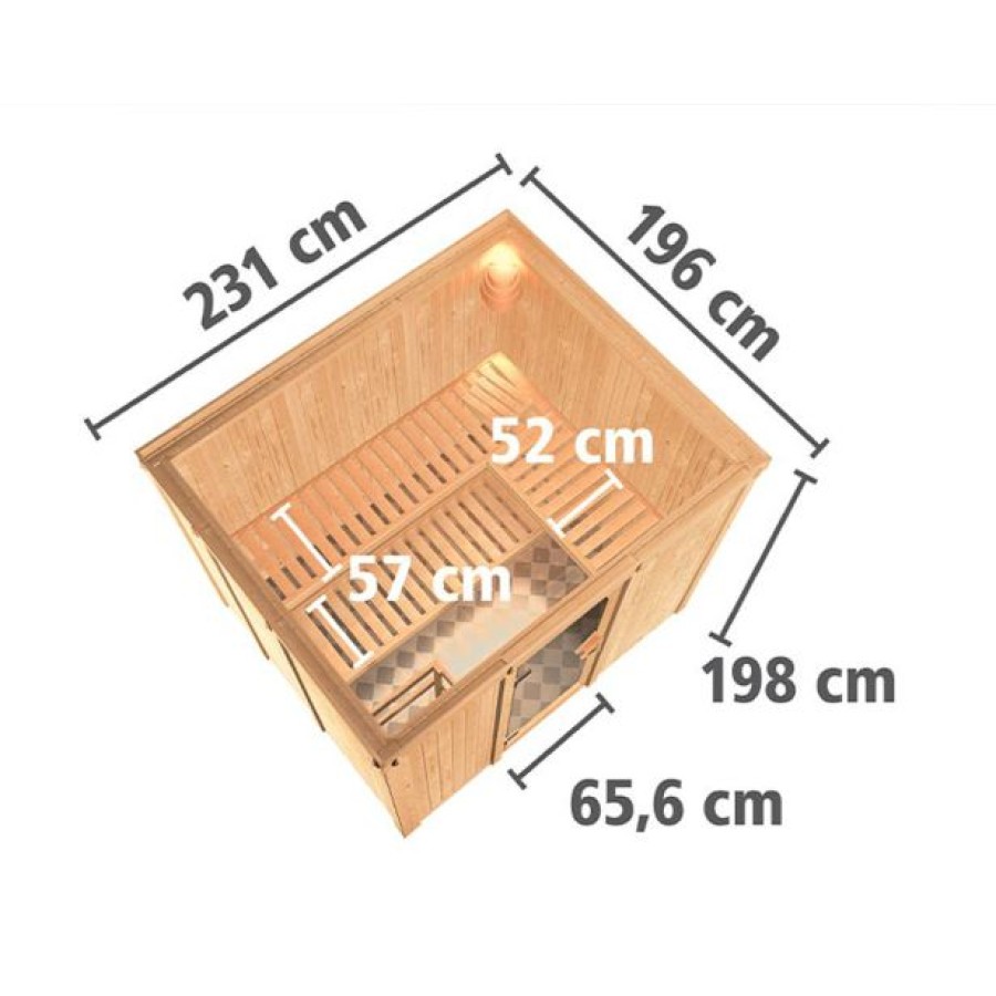 FINSKA SAVNA GOBIN 7+9KW GRELEC BIO PREDNJI VHOD - slika 7