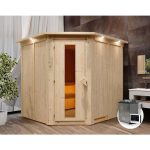 FINSKA SAVNA JARIN 2+9KW GRELEC BIO KOTNI VHOD+STREŠ.VENEC