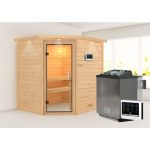 FINSKA SAVNA MIA+9KW GRELEC BIO KOTNI VHOD+STREŠ.VENEC+PROZ.VR.