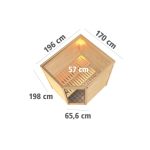 FINSKA SAVNA MIA+9KW GRELEC NR KOTNI VHOD PROZORNA VRATA - slika 2