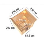 FINSKA SAVNA RODIN 2+ 9KW GRELEC BIO PREDNJI VHOD+STREŠ.VENEC - slika 7