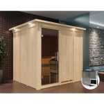 FINSKA SAVNA RODIN 6+9KW GRELEC BIO PREDNJI VHOD+STREŠ.VENEC