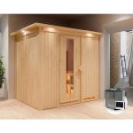 FINSKA SAVNA SODIN 2+9KW GRELEC BIO PREDNJI VHOD+STREŠ.VENEC