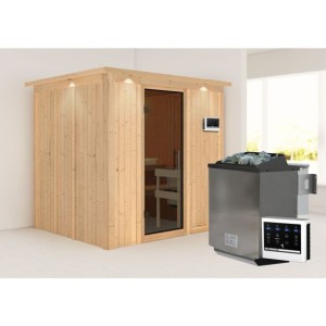 FINSKA SAVNA SODIN 6+9KW GRELEC BIO PREDNJI VHOD+STREŠ.VENEC