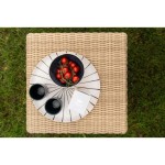 GARNITURA UMETNI RATAN NATERIAL KOTNA ALU, 2 TAB. + JED.MIZA - slika 9