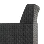 GARNITURA UMETNI RATAN NATERIAL NATERIAL 4 DELNA - slika 3