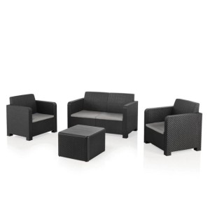 GARNITURA UMETNI RATAN NATERIAL NATERIAL 4 DELNA