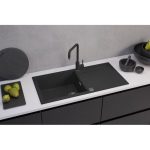 GRANITAL POMIVALNO KORITO ALVEUS CADIT 50, G91 CARBON 1000X500 MM - slika 2