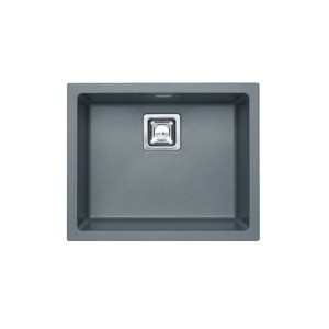 GRANITAL POMIVALNO KORITO ALVEUS QUADRIX 50, G04M STEEL 560X460 MM