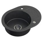 GRANITAL POMIVALNO KORITO QUADRON JOHNNY 216 ČRN - slika 3