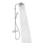 HANSGROHE CROMETTA S SHOWERPIPE 240 S TERMOSTATOM VARIA, PIPA ZA TUŠ/KAD