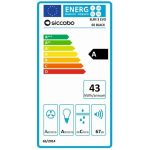 IZVLEČNA KUHINJSKA NAPA SICCABO SLIM 3 EVO 60 BLACK - slika 4