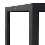 JEDILNA MIZA LYRA II FIX ALU STEKLO 160X90 ANTRACIT - slika 5