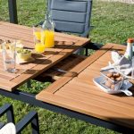 JEDILNA MIZA ORIS METULJ ALU + EVKALIPTUS 180/240 - slika 6