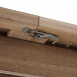 JEDILNA MIZA SOLIS METULJ ZUN. 150/200 AKACIJA - slika 7