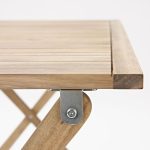 JEDILNA MIZA SOLIS ORIGAMI 114X70 AKACIJA - slika 3