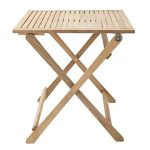 JEDILNA MIZA SOLIS ORIGAMI 70X70 AKACIJA