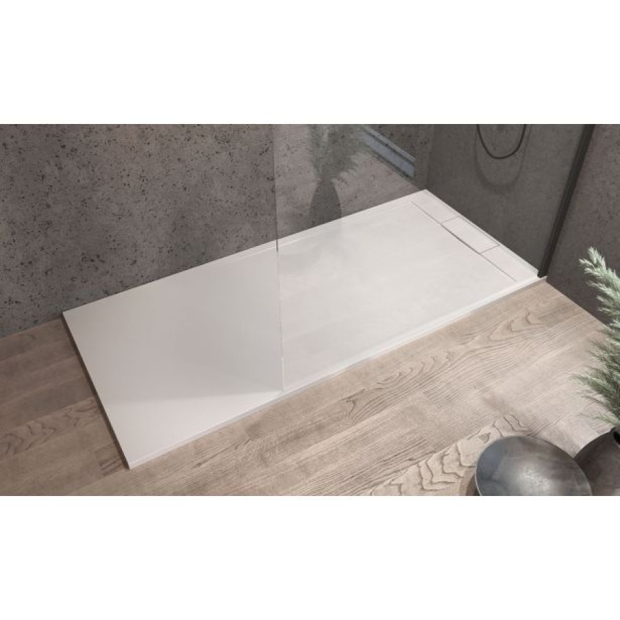 KAD ZA PRHANJE, KOTNA KOLPA SAN BALLO 140X90 BELA KERROCK PRIREZ PO MERI - slika 2