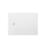 KAD ZA PRHANJE, KOTNA KOLPA SAN HOPP 100X90 LLM BELA RELIEFNA POVRŠINA