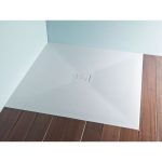 KAD ZA PRHANJE, KOTNA KOLPA SAN LEROCK ZERO 90X90 KERROCK BELA 109