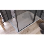 KAD ZA PRHANJE, KOTNA KOLPA SAN LIMBO 140X90 LM WHITE - slika 2