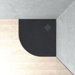 KAD ZA PRHANJE, POLKROŽNA KOLPA SAN MOONWALK 90X90 R550 LM ANTRACIT - slika 2