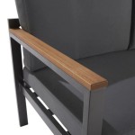 KAVČNA GARNITURA ORIS II ALU/EUC KAVČ2P+2AC+MIZA D.GR/D.SIVA BLAZINA - slika 5