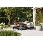 KETER ELEMENTI - SEDEŽNA VRTNA GARNITURA, GRAFITNA BARVA, MOŽNOSTI RAZLIČNIH KONFIGURACIJ - slika 6