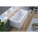 KOPALNA KAD KOTNA KOLPA SAN ELEKTRA-D SP 185X85 BELA Z ZLEPLJENO OBLOGO - slika 2