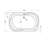 KOPALNA KAD SAMOSTOJEČA KOLPA SAN ADAM&EVA-FS 190X120/O BELA S PRELIVNO GARNITURO - slika 2