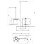KOPALNIŠKA GALANTERIJA DEANTE VEČNAMENSKO STOJALO ZA WC ROUND ADR N732 - slika 6