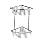 KOPALNIŠKA GALANTERIJA KOLPA SAN DVOJNA KOTNA KOŠARICA ZA TUŠ KABINO EL-10