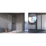 KOTNA KABINA ZA PRHANJE KOLPA SAN Q 100 SBR/1 ANDROMEDA SILVER PROF. PROZ. STEK. - slika 2