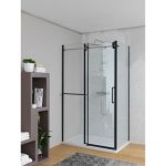 KOTNA KABINA ZA PRHANJE KOLPA SAN TK BLACK 120X90/K UNI VIR