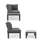 KOVINSKA VRTNA GARNITURA BIZZOTTO NARELLE CHAR YK13 KOTNA SOFA SET3 W-CU - slika 8