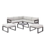 KOVINSKA VRTNA GARNITURA NATERIAL KOTNA ODYSSEA 2 TABUREJA,1MIZA, ALU