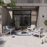 KOVINSKA VRTNA GARNITURA NATERIAL SET LYRA ALU - slika 11