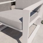 KOVINSKA VRTNA GARNITURA NATERIAL SET LYRA ALU - slika 9