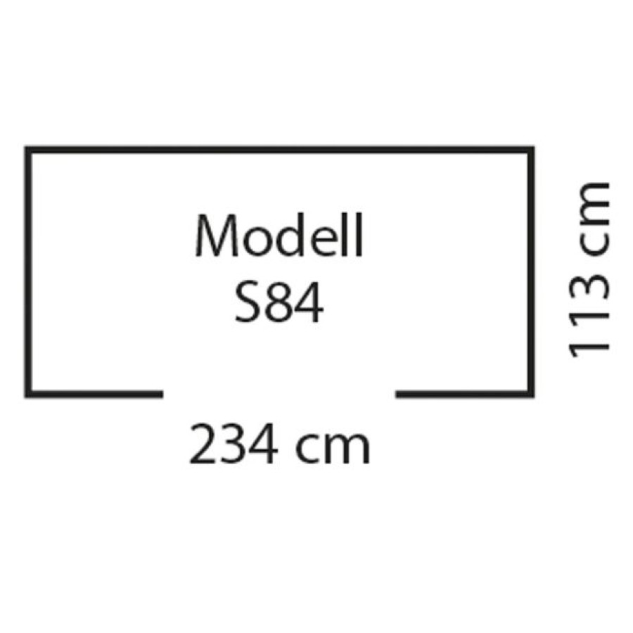 KOVINSKA VRTNA HIŠKA GLOBEL SKILLION 84 ANTRACIT Š234 X G113 X V199 CM - slika 5