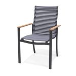 KOVINSKI STOL NATERIAL DORA ALU