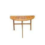 LESENA MIZA MQ TOSCANA, POLKROŽNA MIZA 100/50/75 CM, AKACIJA - slika 2