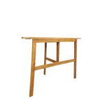 LESENA MIZA MQ TOSCANA, POLKROŽNA MIZA 100/50/75 CM, AKACIJA - slika 4