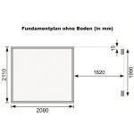 LESENA VRTNA HIŠKA KARIBU MERSEBURG 4 V SETU - slika 3