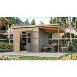 LESENA VRTNA HIŠKA KARIBU MERSEBURG 6 V SETU - slika 4