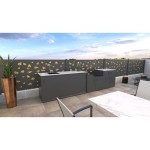 LETNA KUHINJA MS VISCOM ELEMENT ZA ŽAR ANTRACIT 900 X 634 MM - slika 7