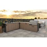 LETNA KUHINJA MS VISCOM KOTNI ALI SAMOSTOJNI EL. AMERIŠKI OREH 1268X634 MM - slika 5