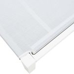 LEŽALNIK IZ TEKSTILENA NATERIAL LYRA BETA, BEL ALU, TEKSTILEN - slika 6