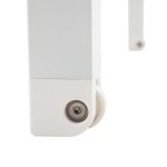 LEŽALNIK IZ TEKSTILENA NATERIAL LYRA BETA, BEL ALU, TEKSTILEN - slika 7